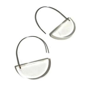♻️Half Circle Basket Hoop Earrings *Eco-friendly